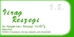 virag reszegi business card